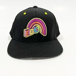 ELECTRIC DAISY CARNIVAL EDC Festival Black Neon SnapBack Hat INSOMNIAC